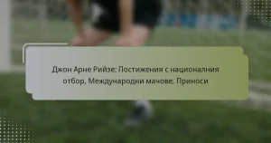 Джон Арне Рийзе: Постижения с националния отбор, Международни мачове, Приноси